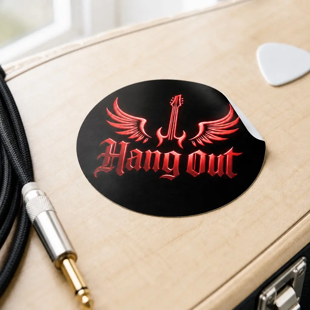Pegatina «I love HangOut Rock'n'Roll»